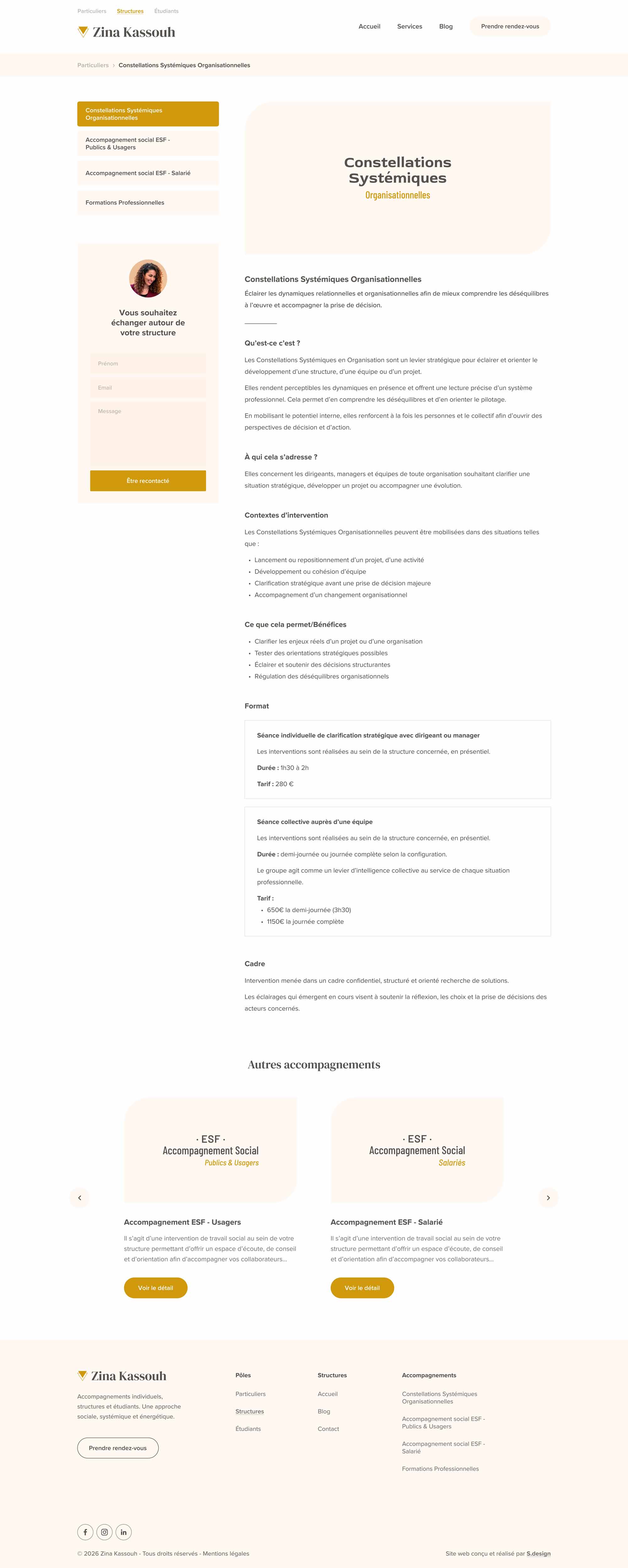 Fiche service Constellations systémiques pour les structures